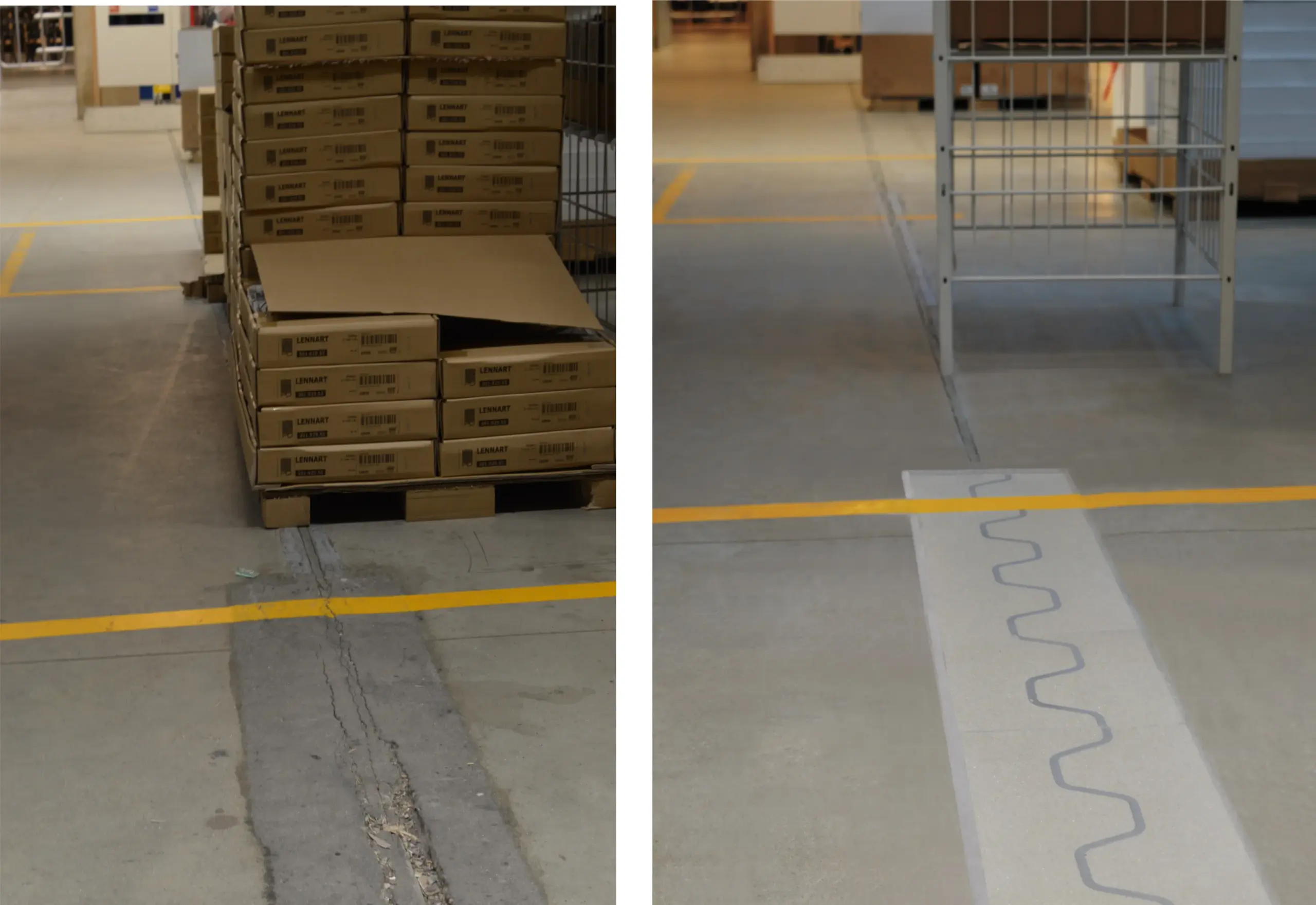 Installazione Smart Joint - Prima e Dopo