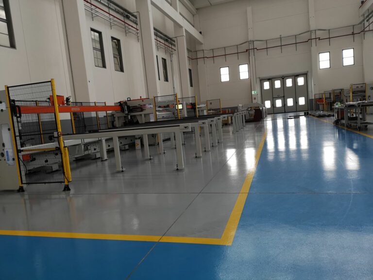 Pavimenti in resina per settore manifatturiero