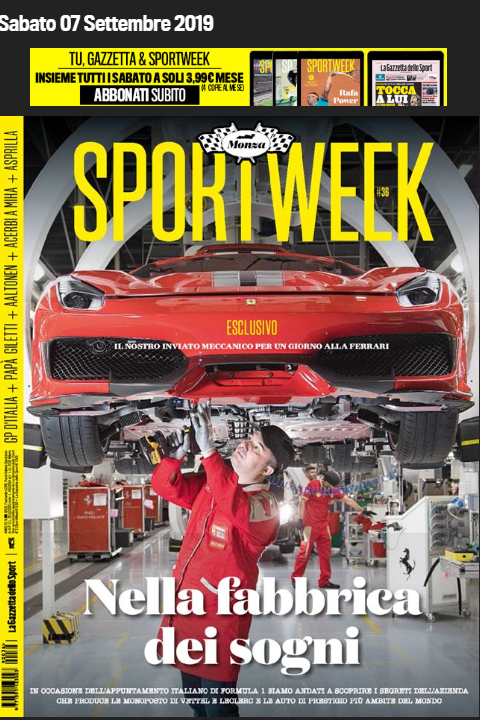 Sportweek - Prima Pavimenti - Stabilimento Ferrari