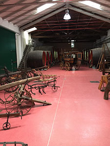 Pavimenti in resina per cantine vinicole - area museale
