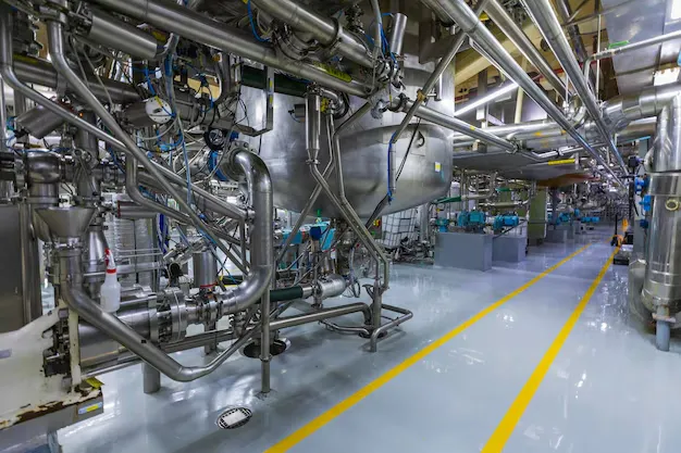 impianto chimico con pavimenti in resina ATEX (2)