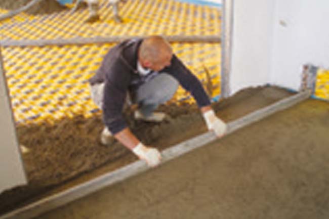 Sottofondi, Pavimenti industriali in calcestruzzo
