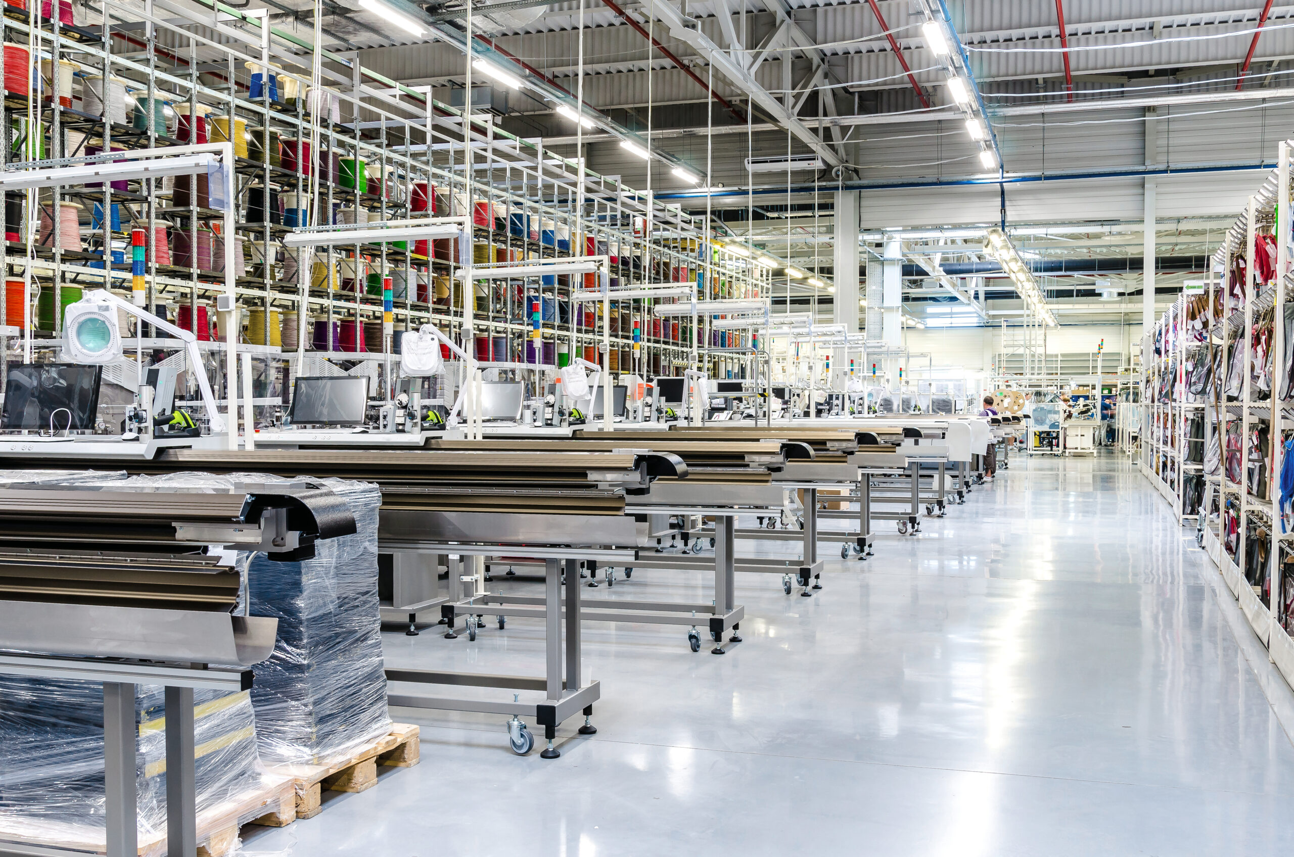 Prima Pavimenti tecnici per reparti produttivi industria tessile