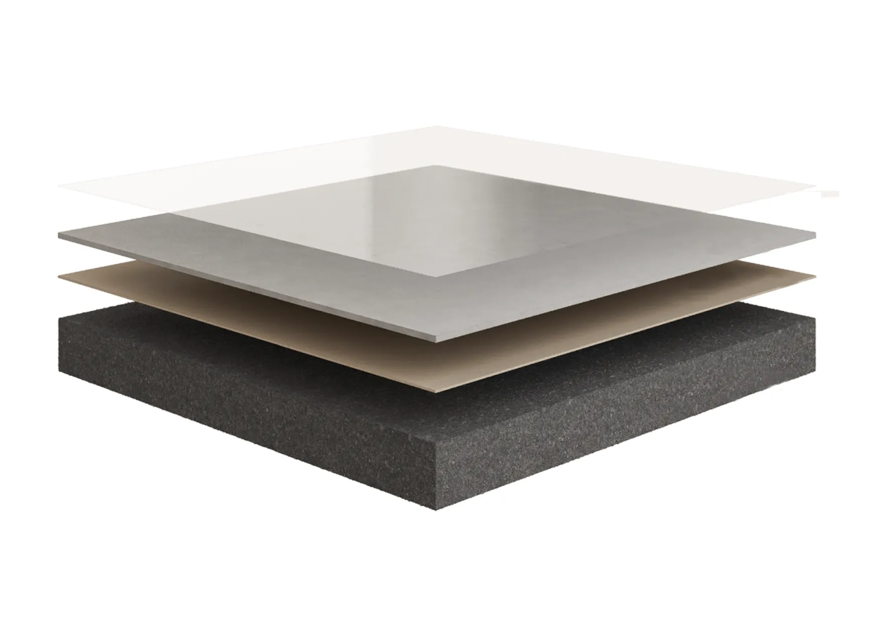 Sistema resinoso autolivellante elastico, a base di resina poliuretanica alifatica, UV resistente, di spessore 2 mm