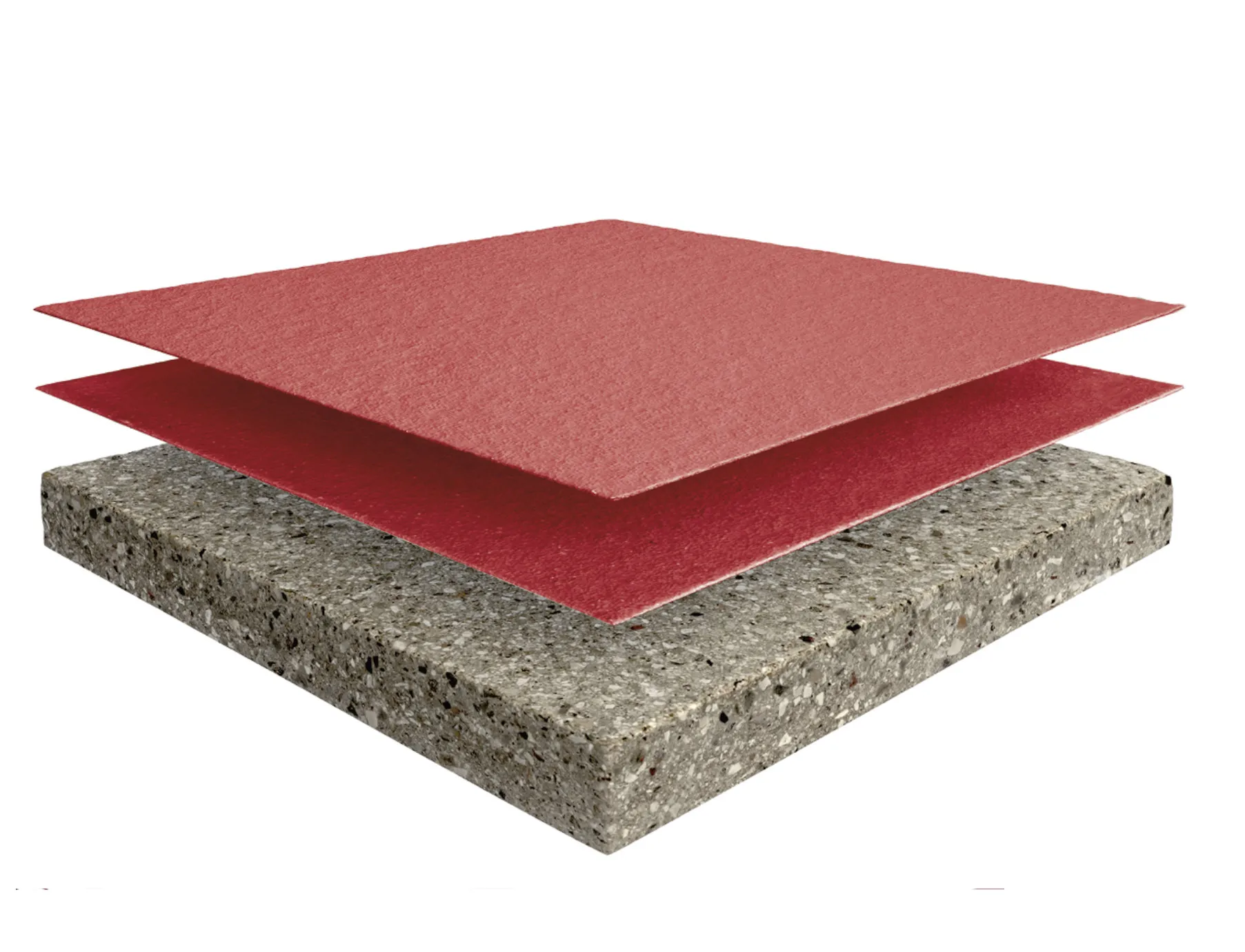 Sistema epossidico idrodisperso opaco multistrato permeabile al vapore per pavimentazioni industriali da 3 mm.