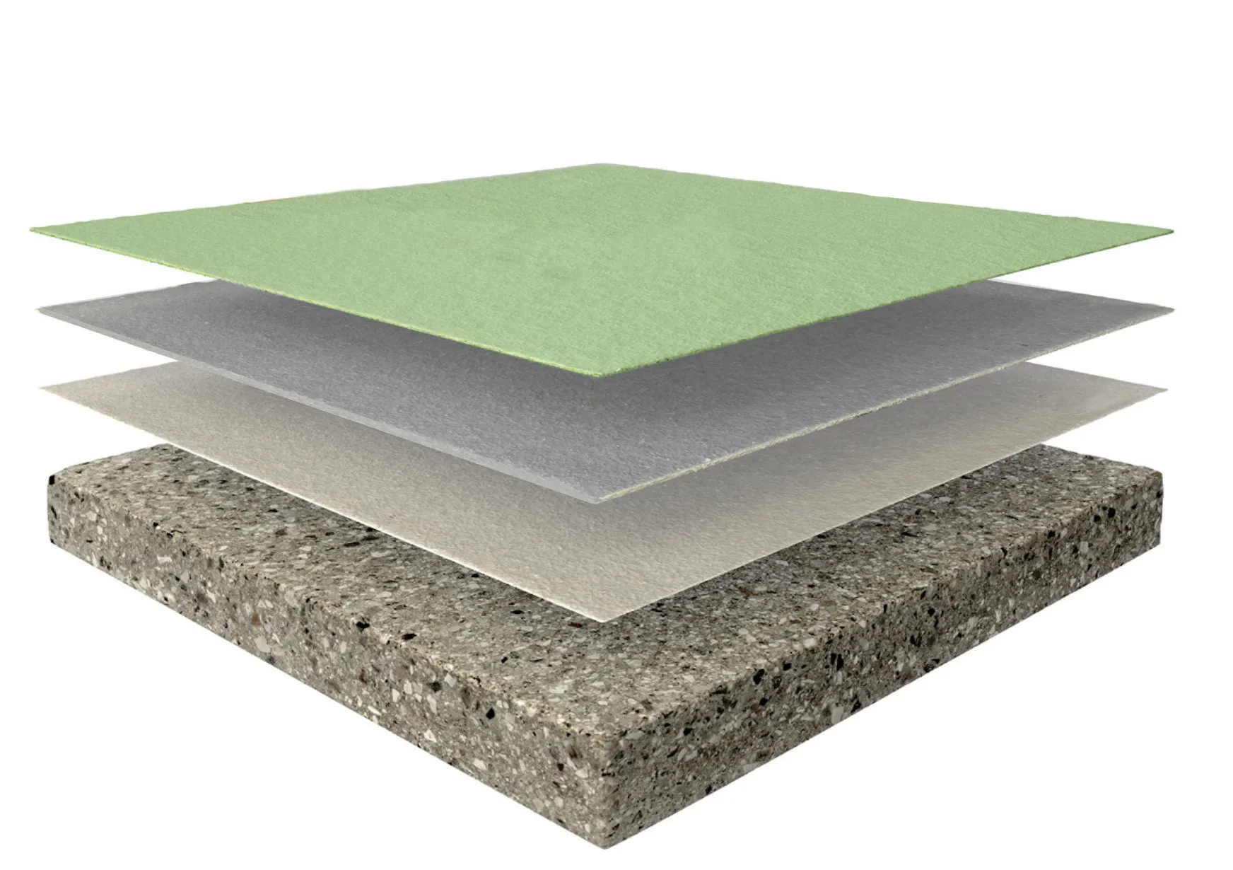 Sistema epossidico idrodisperso opaco multistrato permeabile al vapore per pavimentazioni industriali con spessore medio da 5 mm