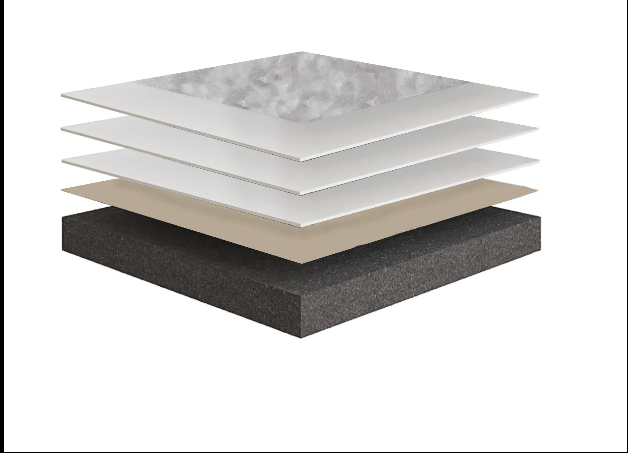 Pasta cementizia monocomponente a grana fine per la realizzazione di pavimenti decorativi e rivestimenti murali con effetto spatolato o nuvolato.