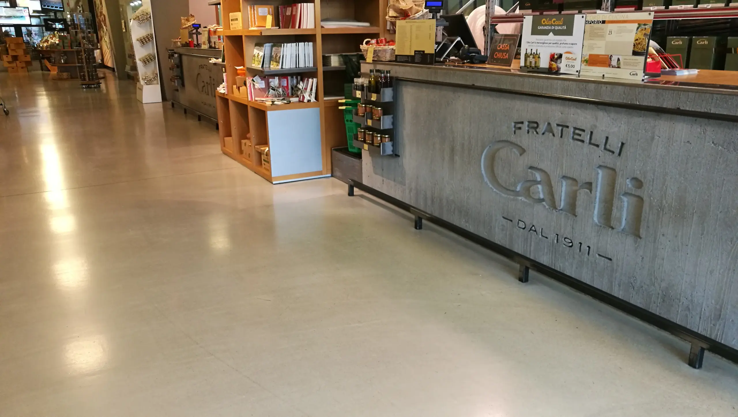 Pavimenti in resina per are vendita oleificio
