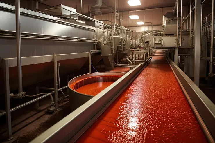 Pavimento in resina industria conserviera alimentare