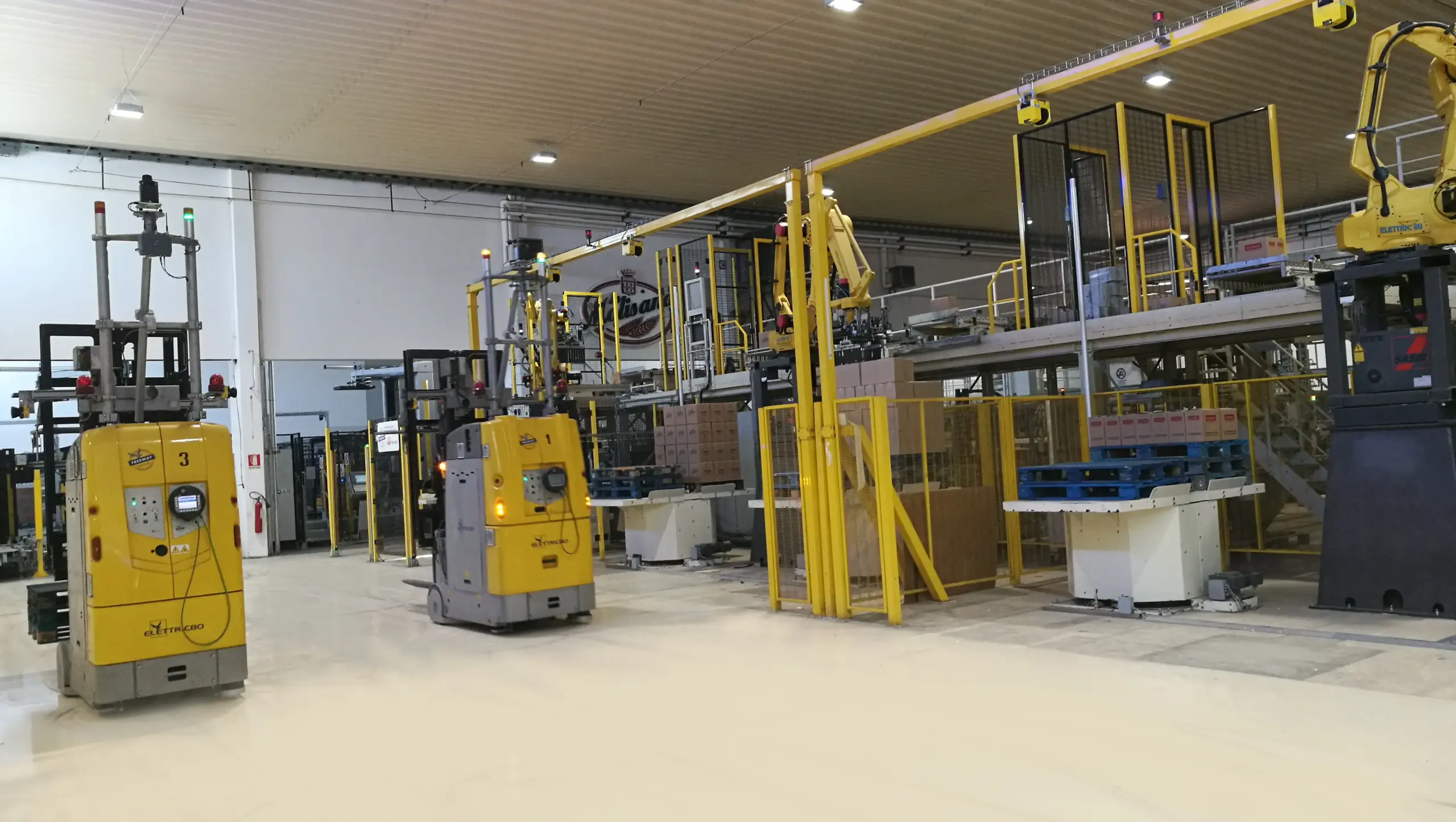 pavimenti in resina magazzino automatico industria di produzione pasta