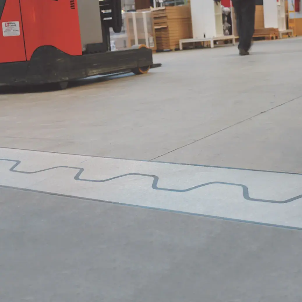 Smart Joint 100/25 giunto prefabbricato per magazzini Ikea Italia