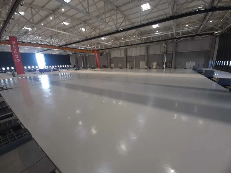 International Flight Training School (IFTS) di Decimomannu Pavimenti in resina per hangar