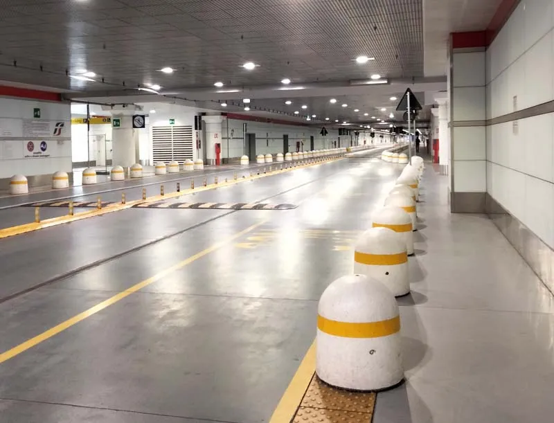 PAvimenti in resina stazione ferroviaria Kiss Ride Bologna (2)