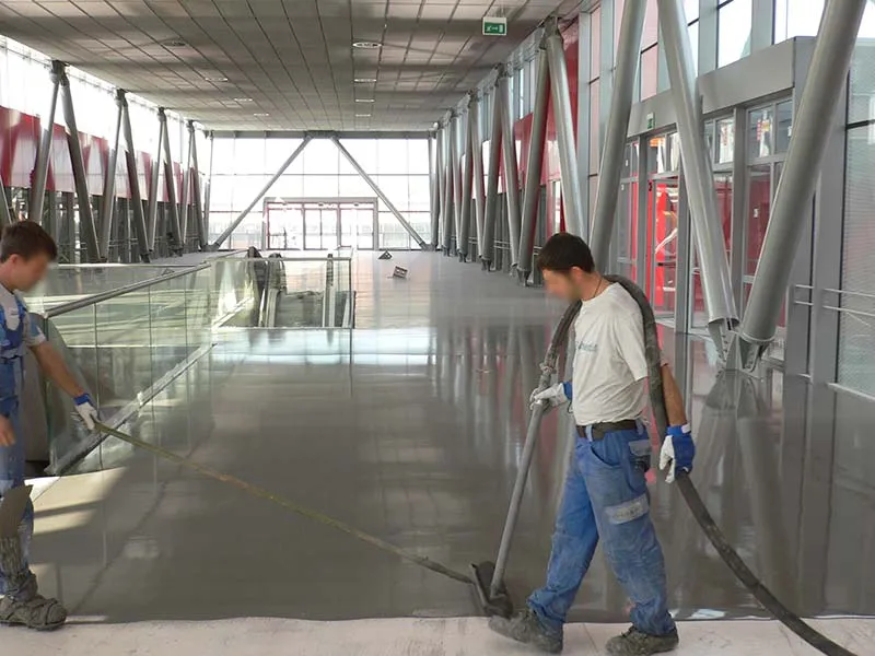 Pavimento in resina Fiera di Bologna