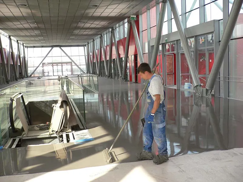 Pavimento in resina Fiera di Bologna