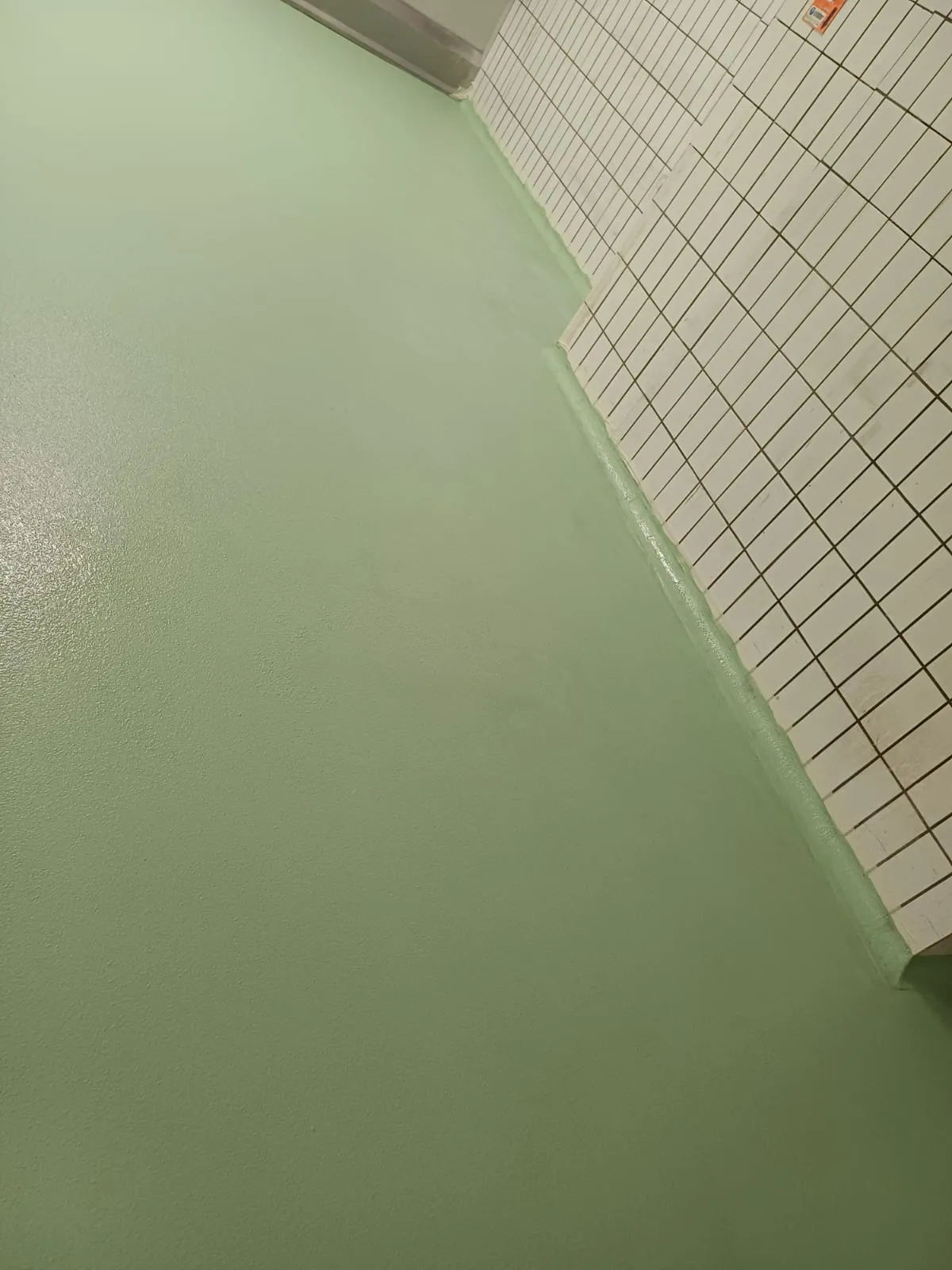 Salumificio Scarlino- Sistema di pavimentazione in cemento poliuretanico, autolivellante, sabbia di quarzo, resina